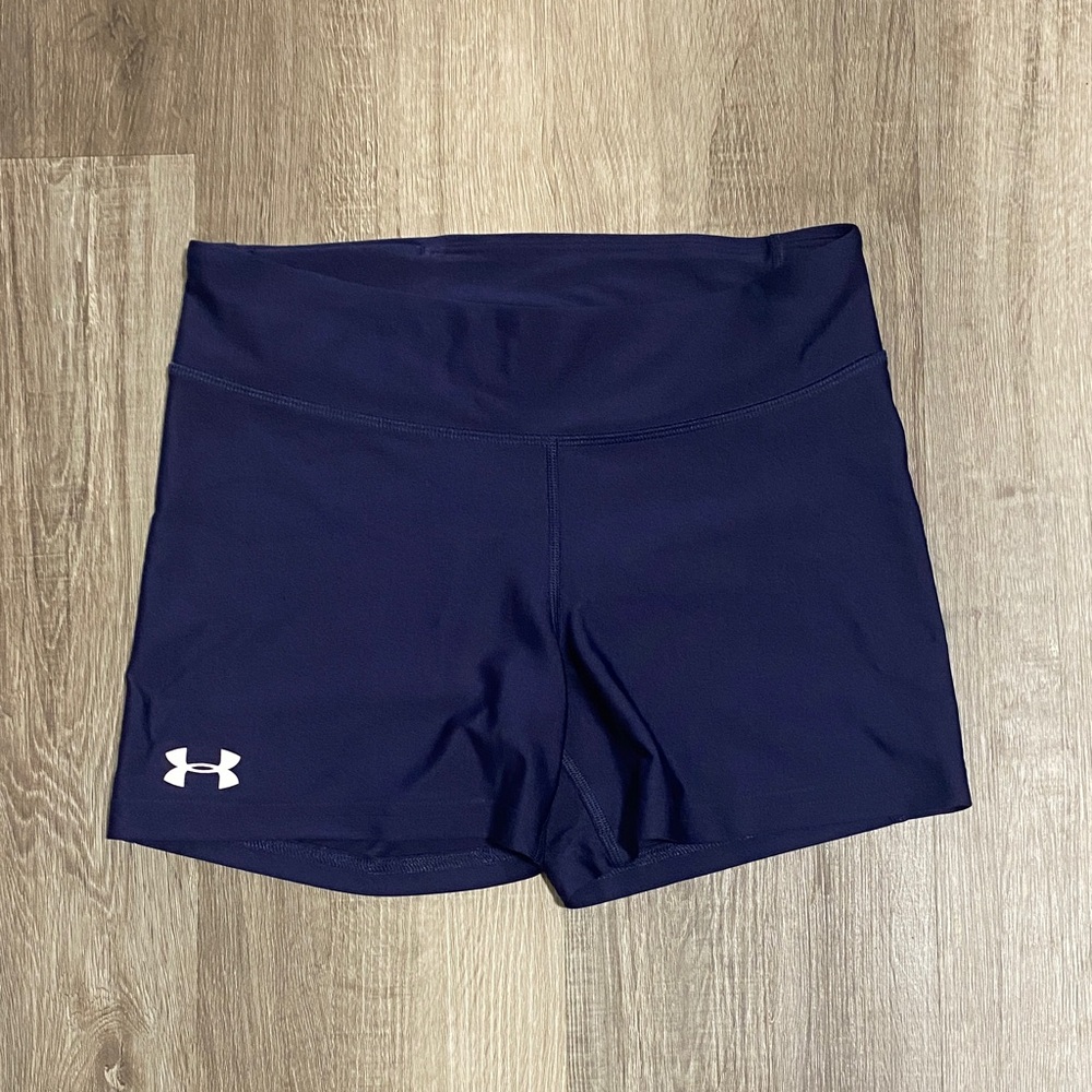 Under Armour Women's Dark Blue Athletic Shorts